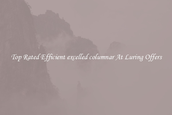 Top Rated Efficient excelled columnar At Luring Offers