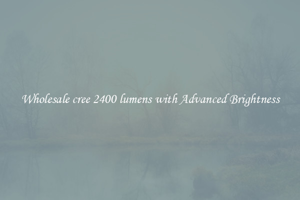 Wholesale cree 2400 lumens with Advanced Brightness