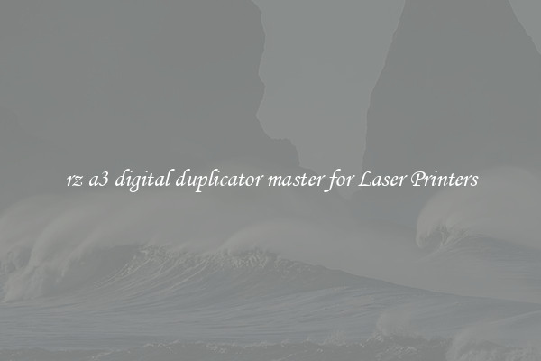 rz a3 digital duplicator master for Laser Printers