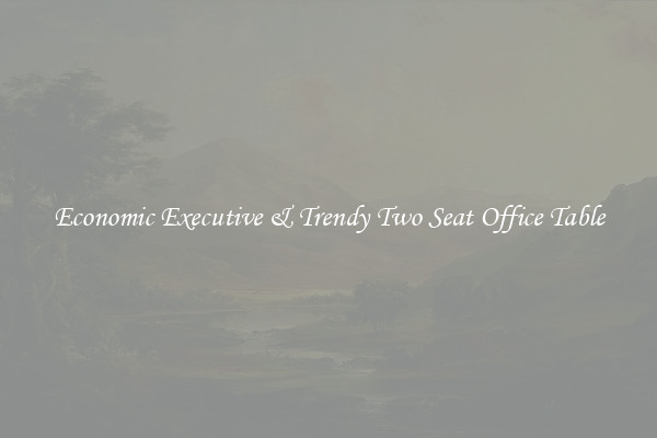 Economic Executive & Trendy Two Seat Office Table