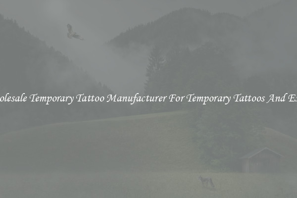 Buy Wholesale Temporary Tattoo Manufacturer For Temporary Tattoos And Expression