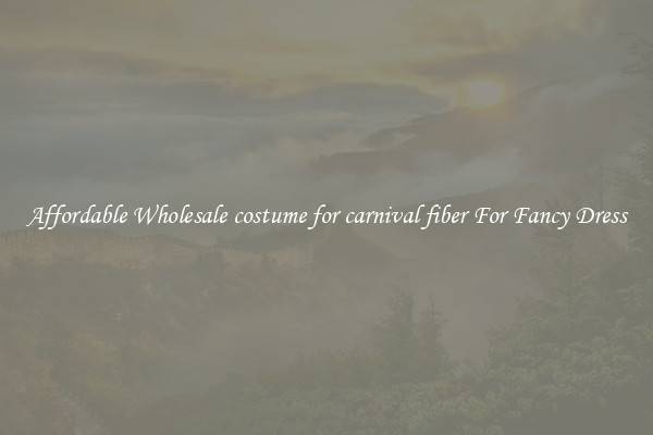 Affordable Wholesale costume for carnival fiber For Fancy Dress
